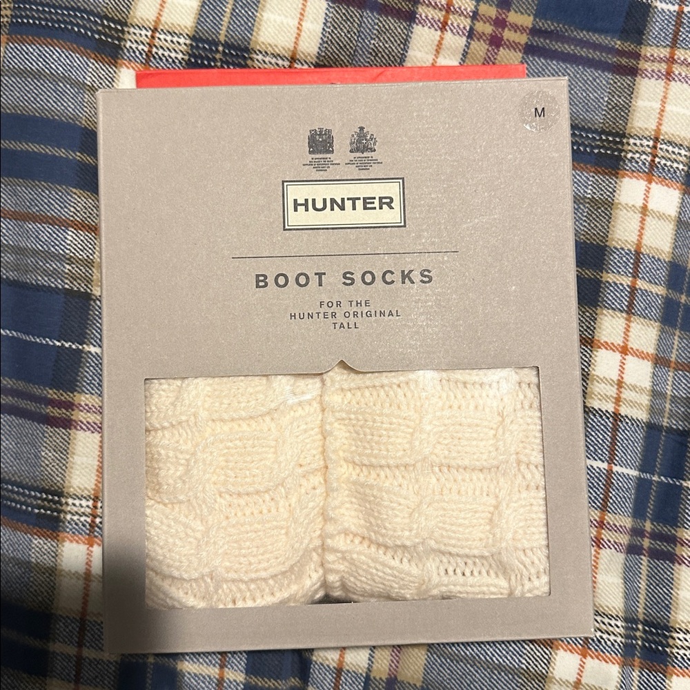 Hunter Ivory Boot Socks